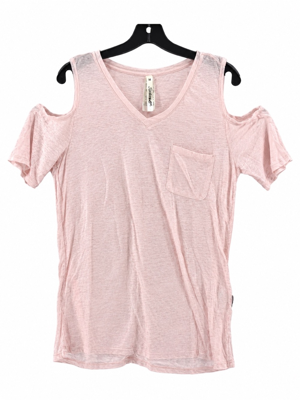 seven7 light pink blouse